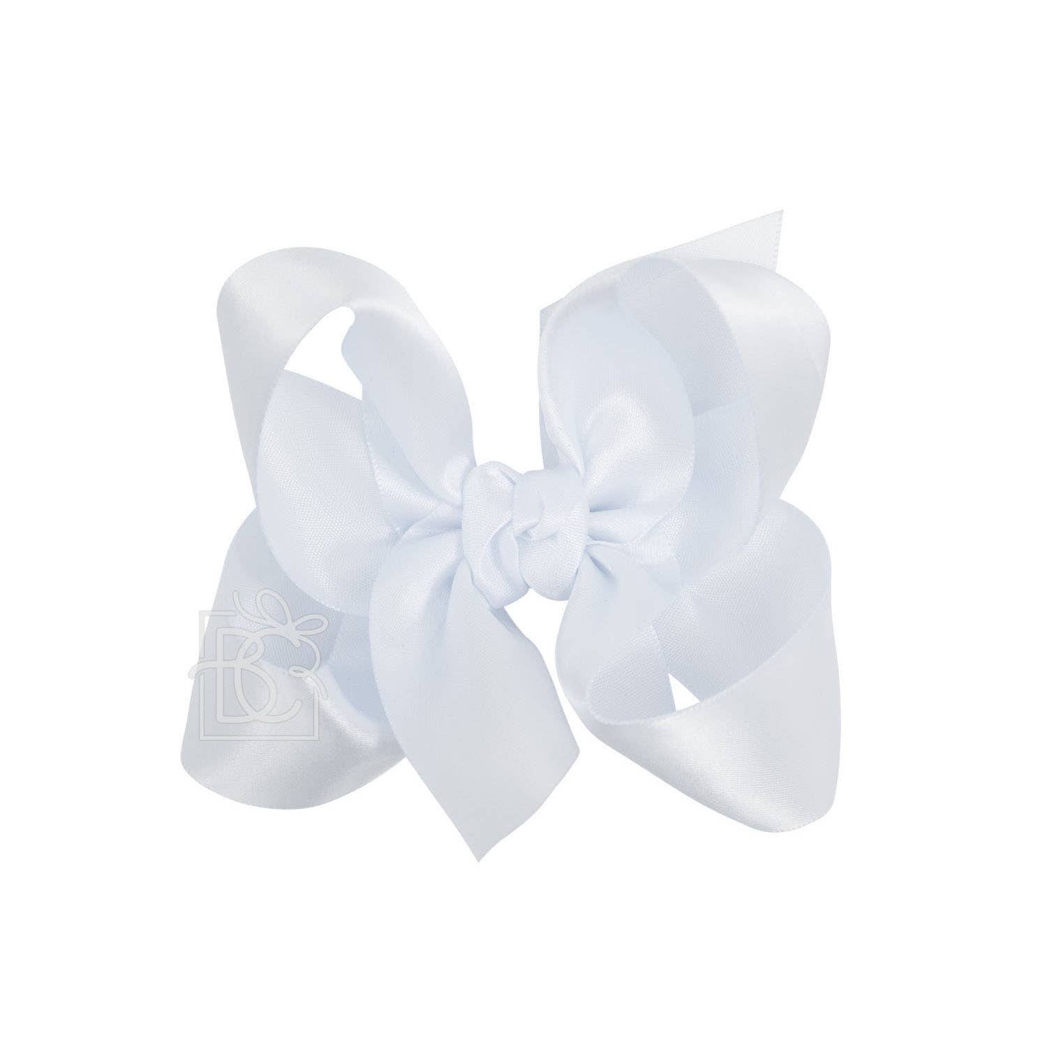 Beyond Creations, LLC - Wholesale Hair Bow - Kids - SATIN BOW ON CLIP251