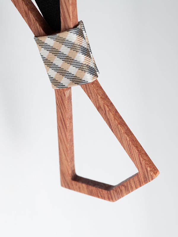 Wood&Chic - Vendita all'ingrosso Fermacravatta - Uomo - Papillon in legno Father & Son - Holly5