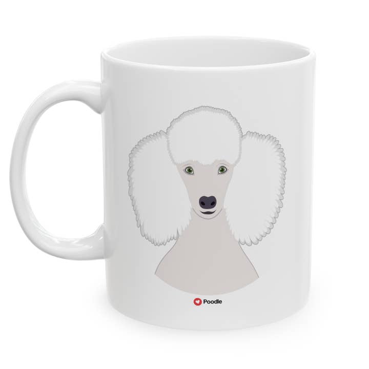 Tasse Poodle Love Dogs 325 ml pour la vente par Motiva Gifts