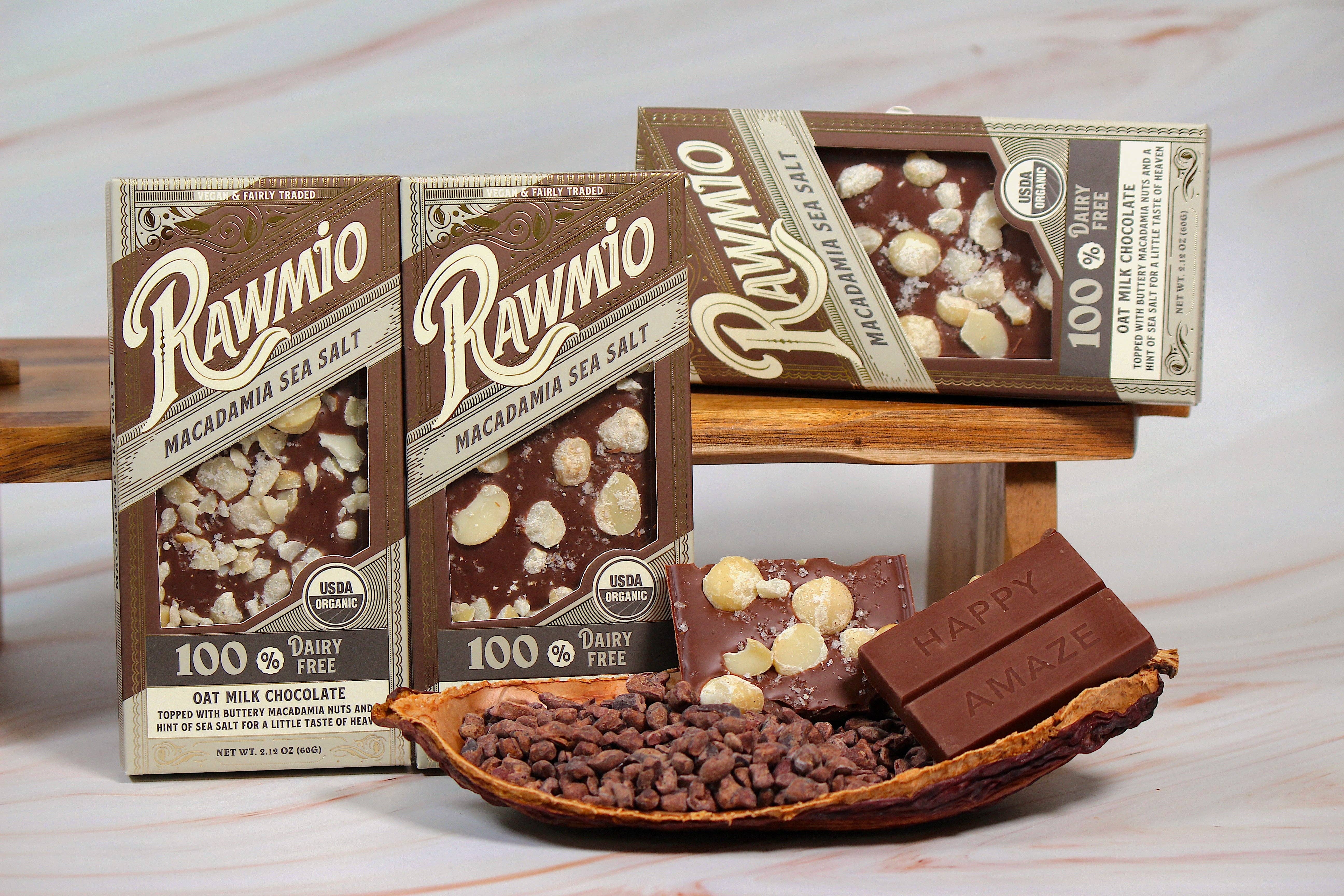 Windy City Organics - Wholesale Chocolate Bar - Macadamia Sea Salt Bark6