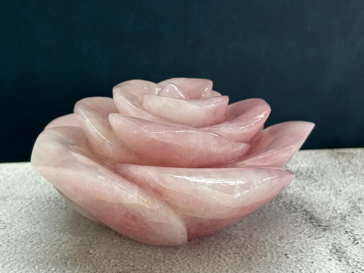 Serein Wellness - Wholesale Spiritual Stone/Crystal - Rose Quartz Pink Crystal Flower Hand Carved for Decor5
