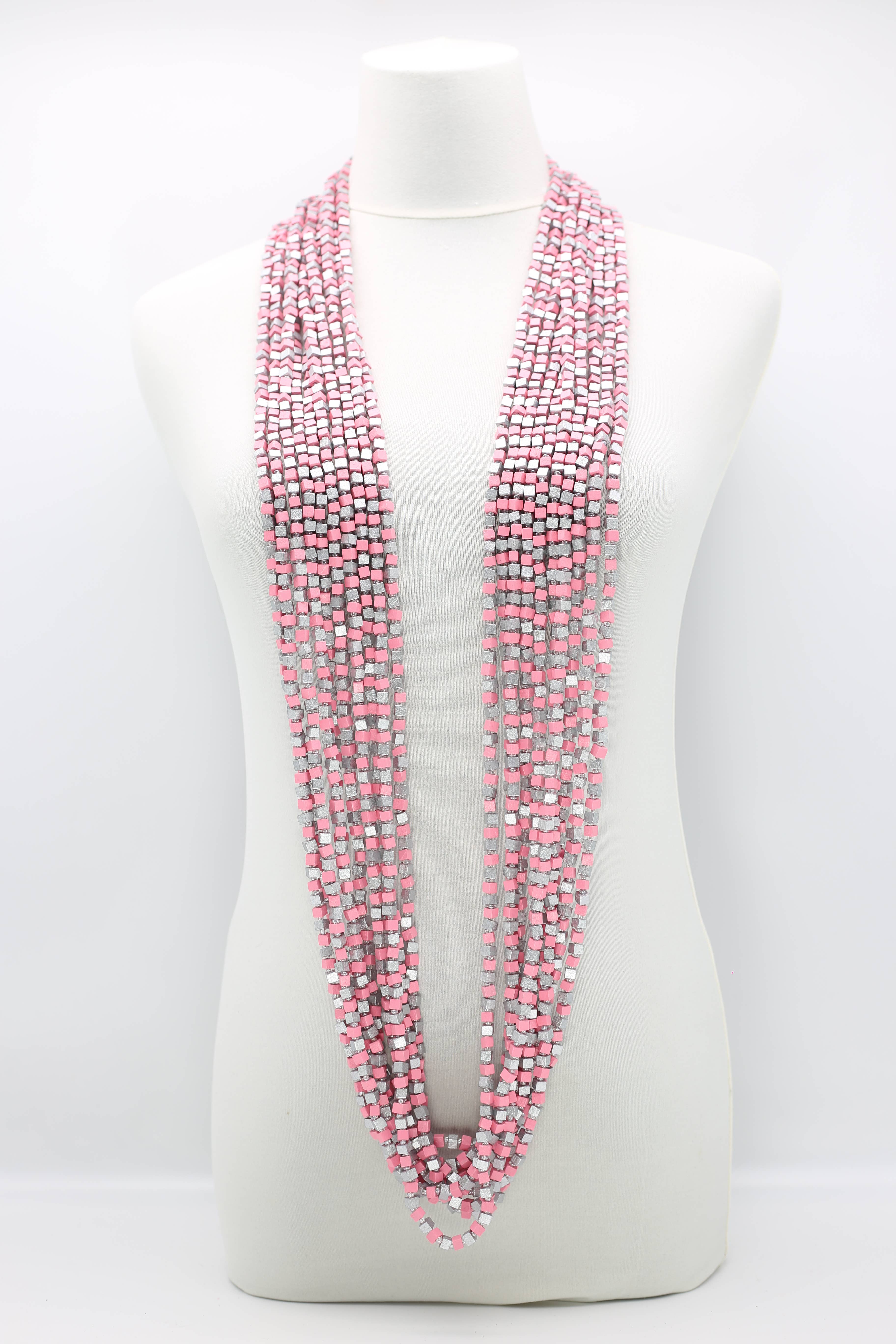 Jianhui London – Engroshandel Perlehalskæde – Den næste Pashmina halskæde Træperler - Mosaic Art21