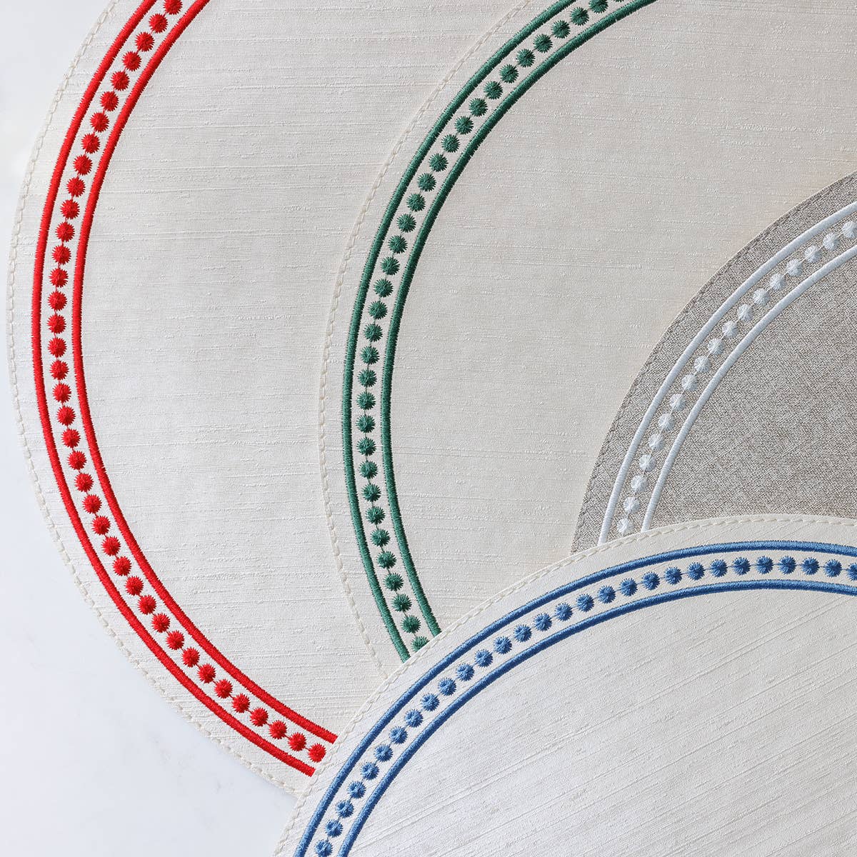 Arte Italica & Crown Linen Designs - Wholesale Placemat - Palermo Perla placemat - Uitverkoop2