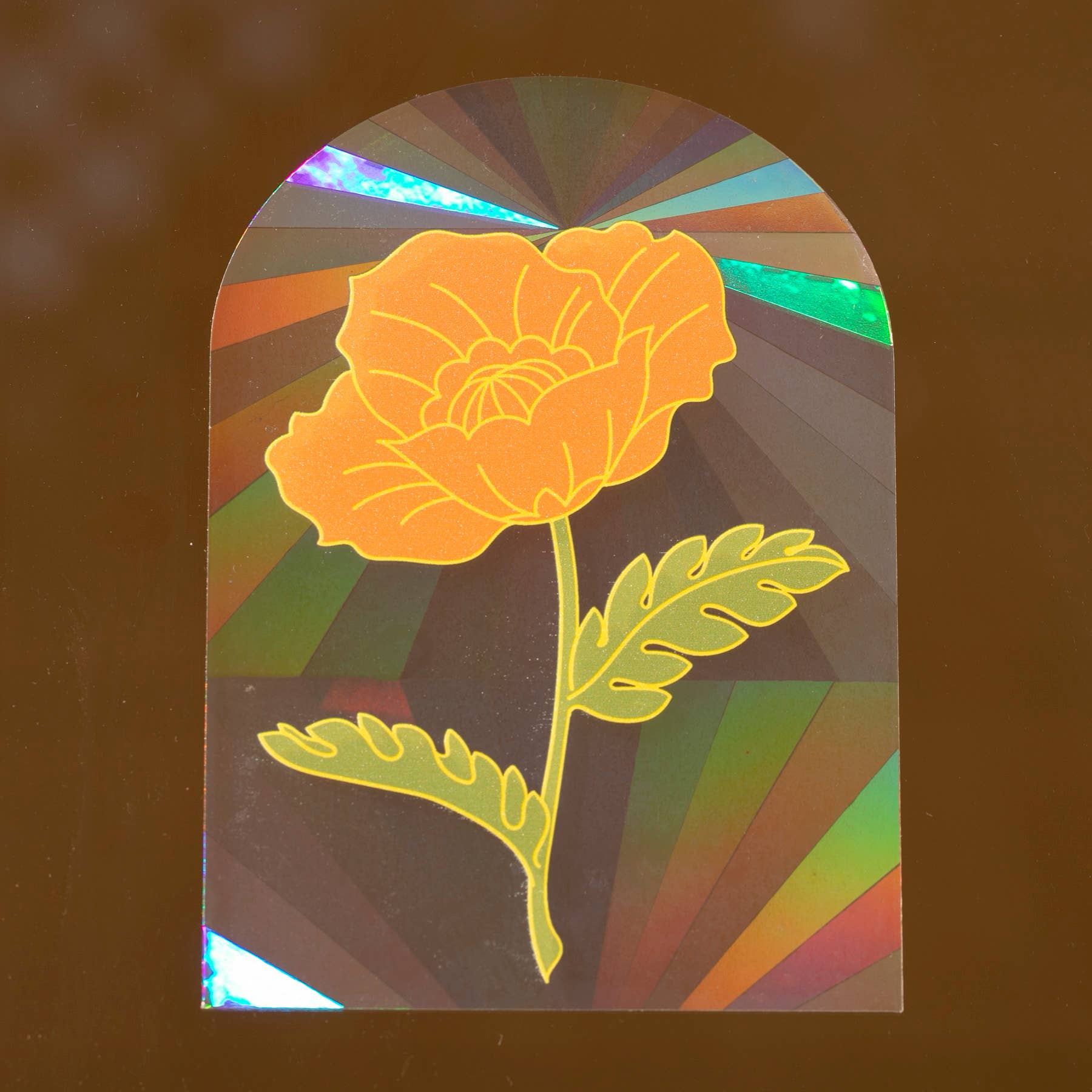 Tiny Deer Studio - Wholesale Suncatcher - Sun Catcher Decal - POPPY1