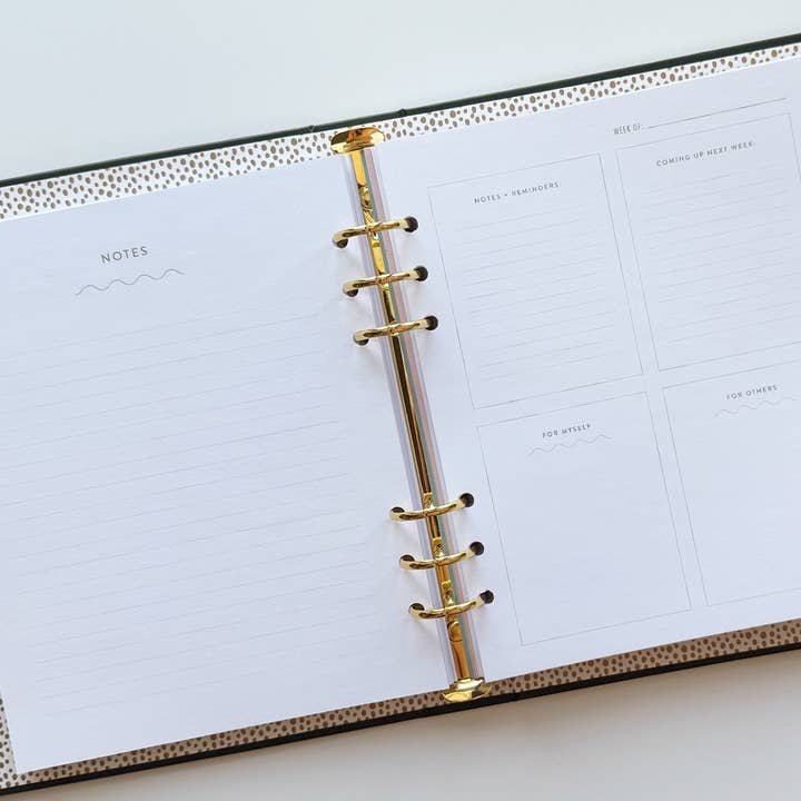 Idlewild Co. – wholesale Planner – Wavy Daisy Perpetual Planner, Non Dated4