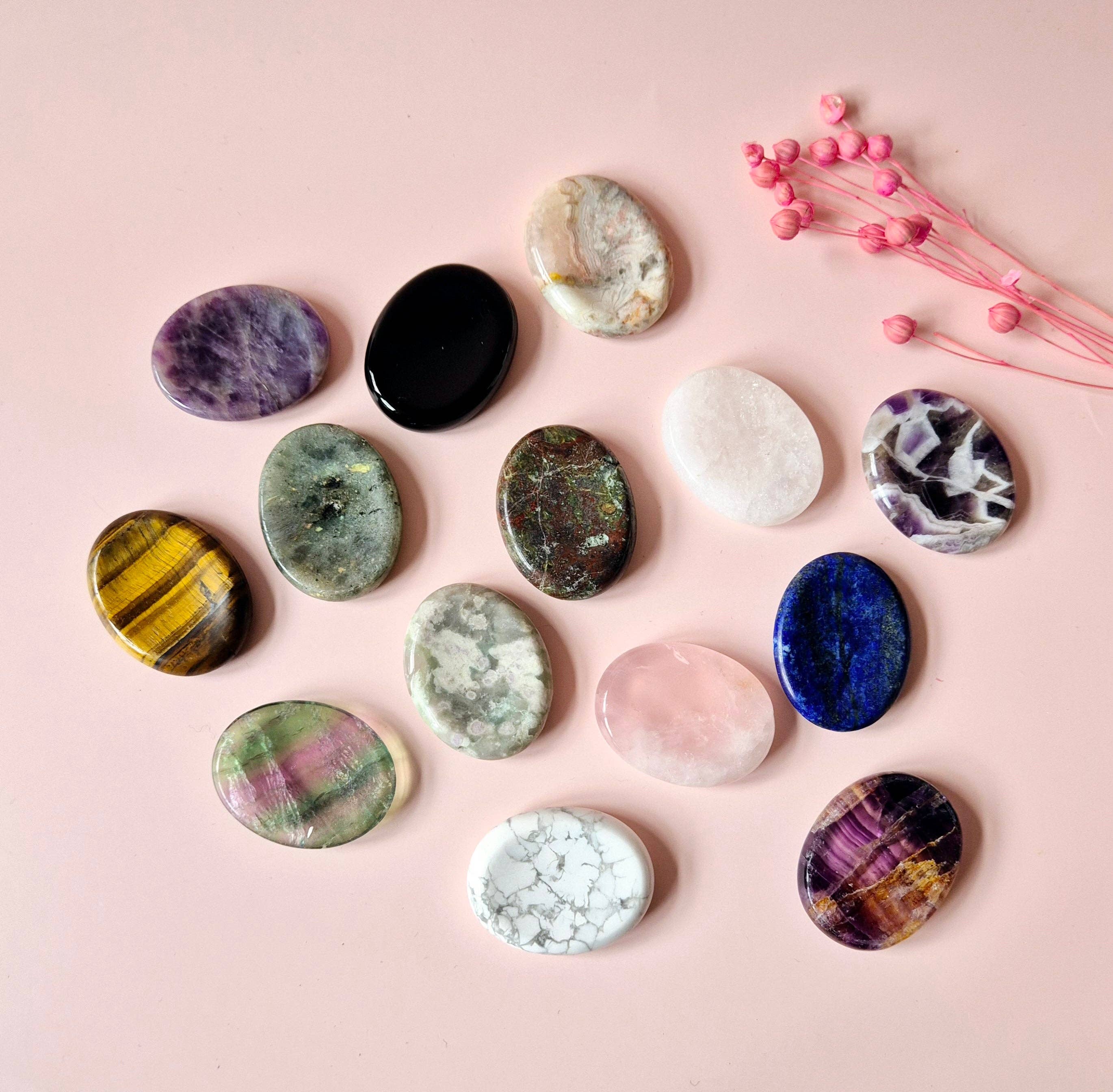 Moonlight Gemstones - Vente Pierre et cristal de spiritualité - Pierre d'inquiétude en quartz transparent1