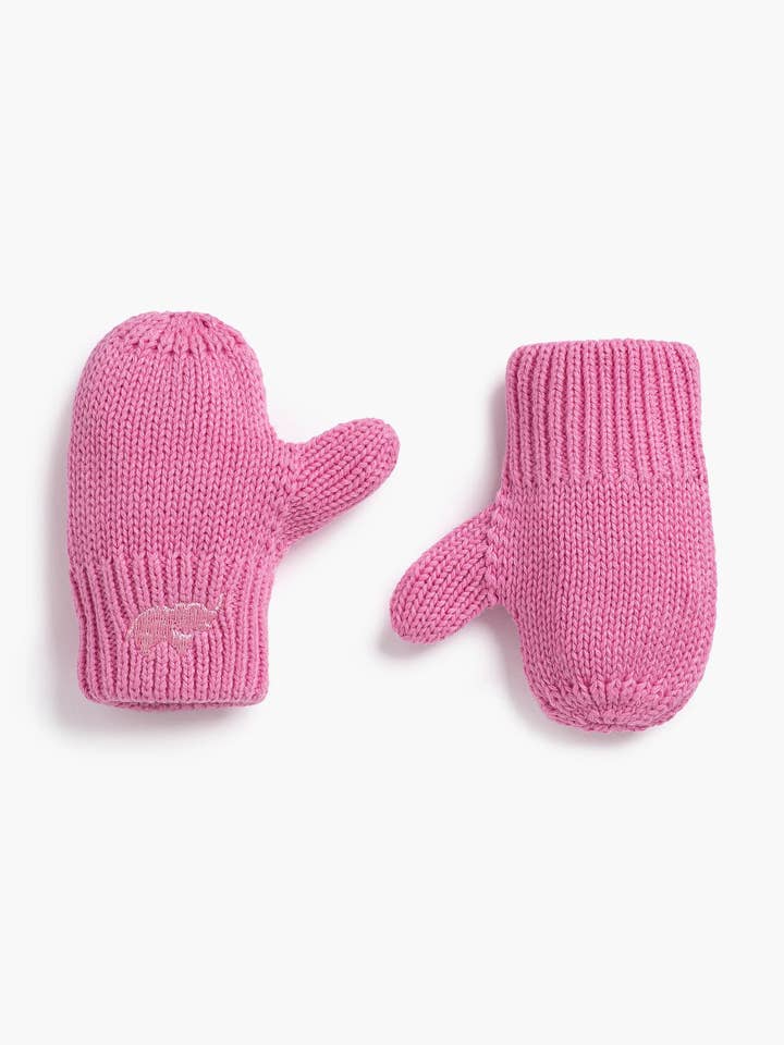 Luva de Malha_Rosa-Choque por atacado de Monica + Andy