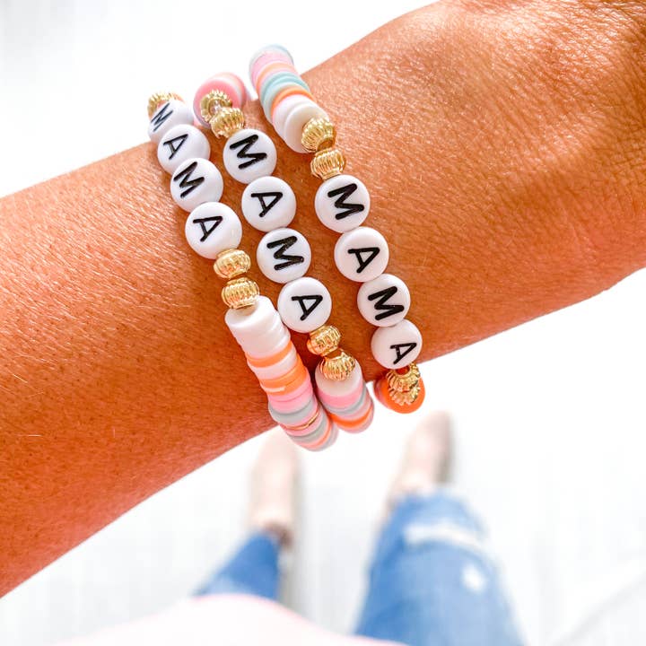 Savvy Bling - Wholesale Beaded Bracelet - Mama Heishi Bracelets