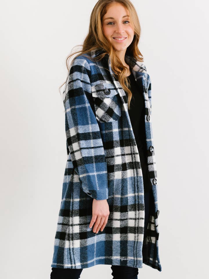 Casaco Club Confidence azul glaciar por atacado de The Roster