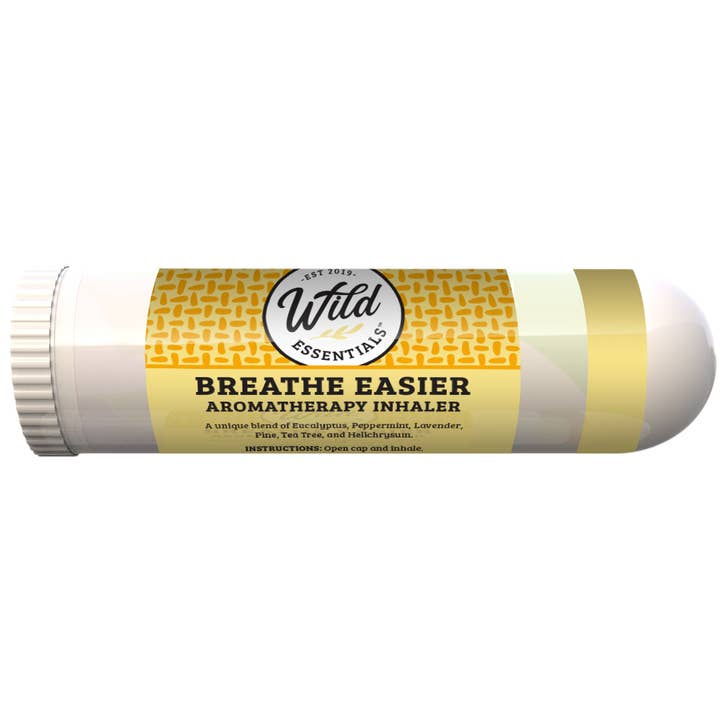 Wild Essentials - Wholesale Aromatherapy Inhaler - Breathe Easier Aromatherapy Inhaler w/ essential oils2