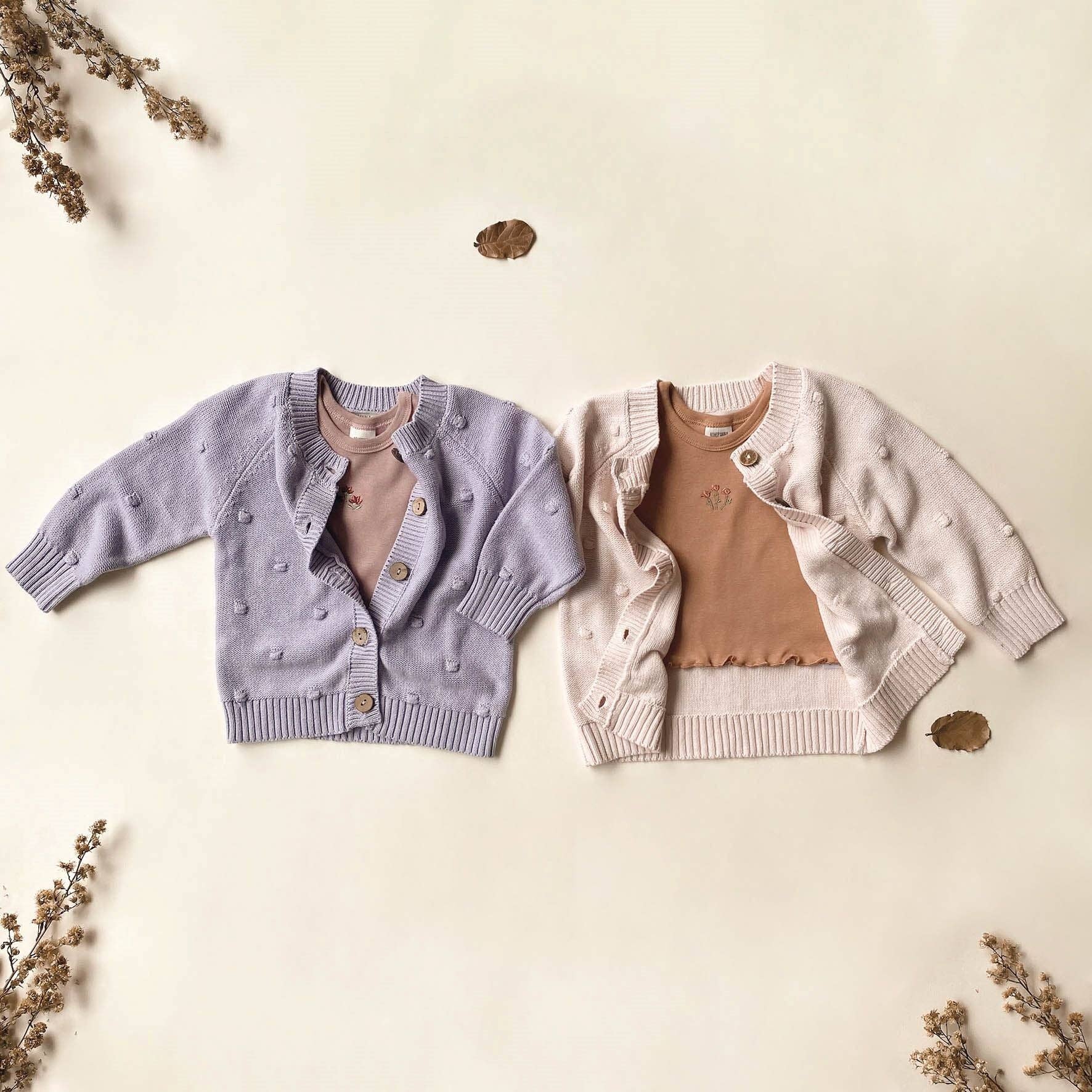 Kleine Tijntje - Wholesale Cardigan - Kids - Cardigan Knit Dot2