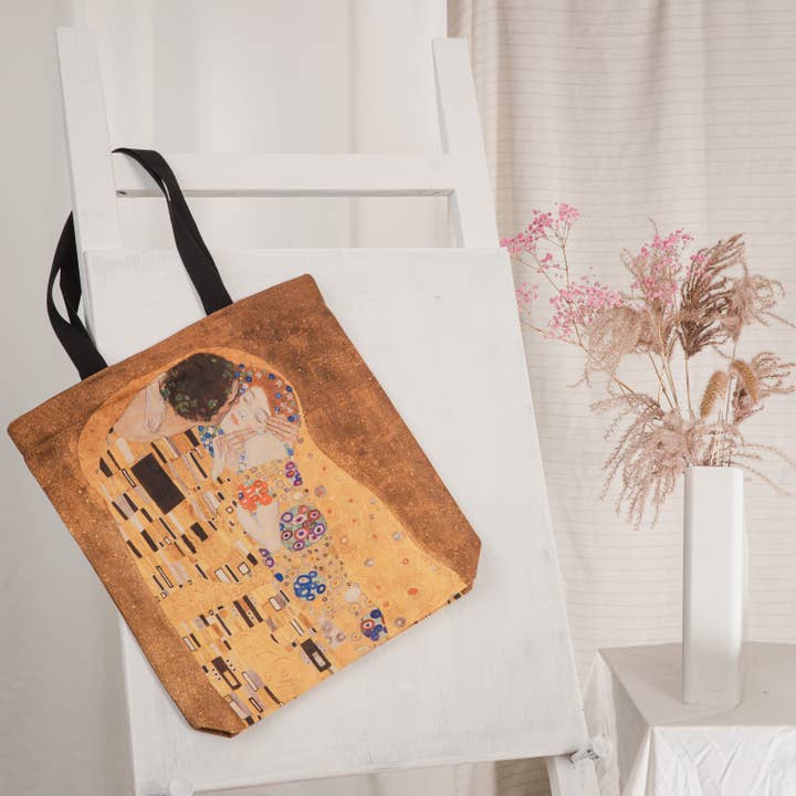 BOLSO TOTE GUSTAV KLIMT "EL BESO" para venta al por mayor de Pitextile