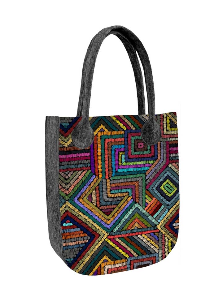 Inka Borsa Shopper In Feltro Linea City Bertoni per la vendita all'ingrosso da parte di IngrossoBertoni by INCI Srl