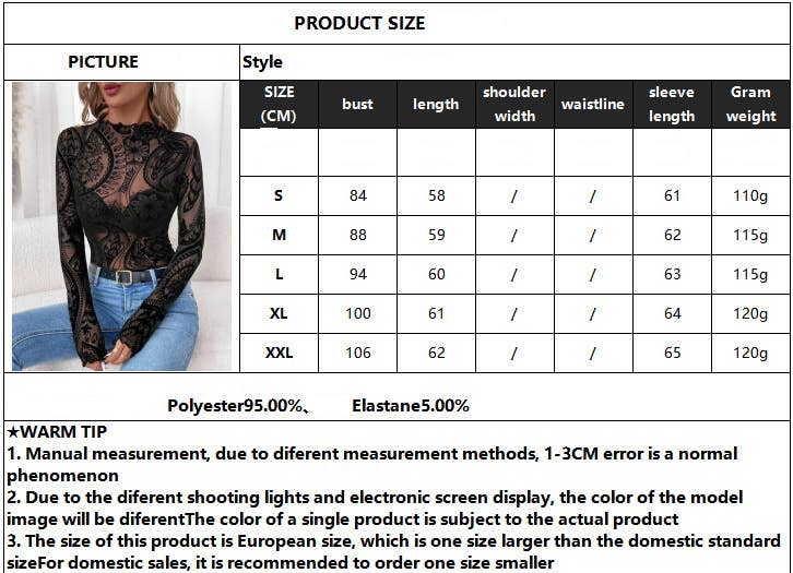 Black Paisley Velvet Print Mesh Top for wholesale on Faire6