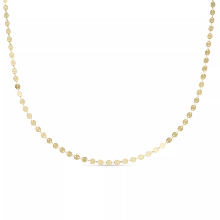 Dainty Gold 14K Disc Choker for wholesale by Elk & Bloom