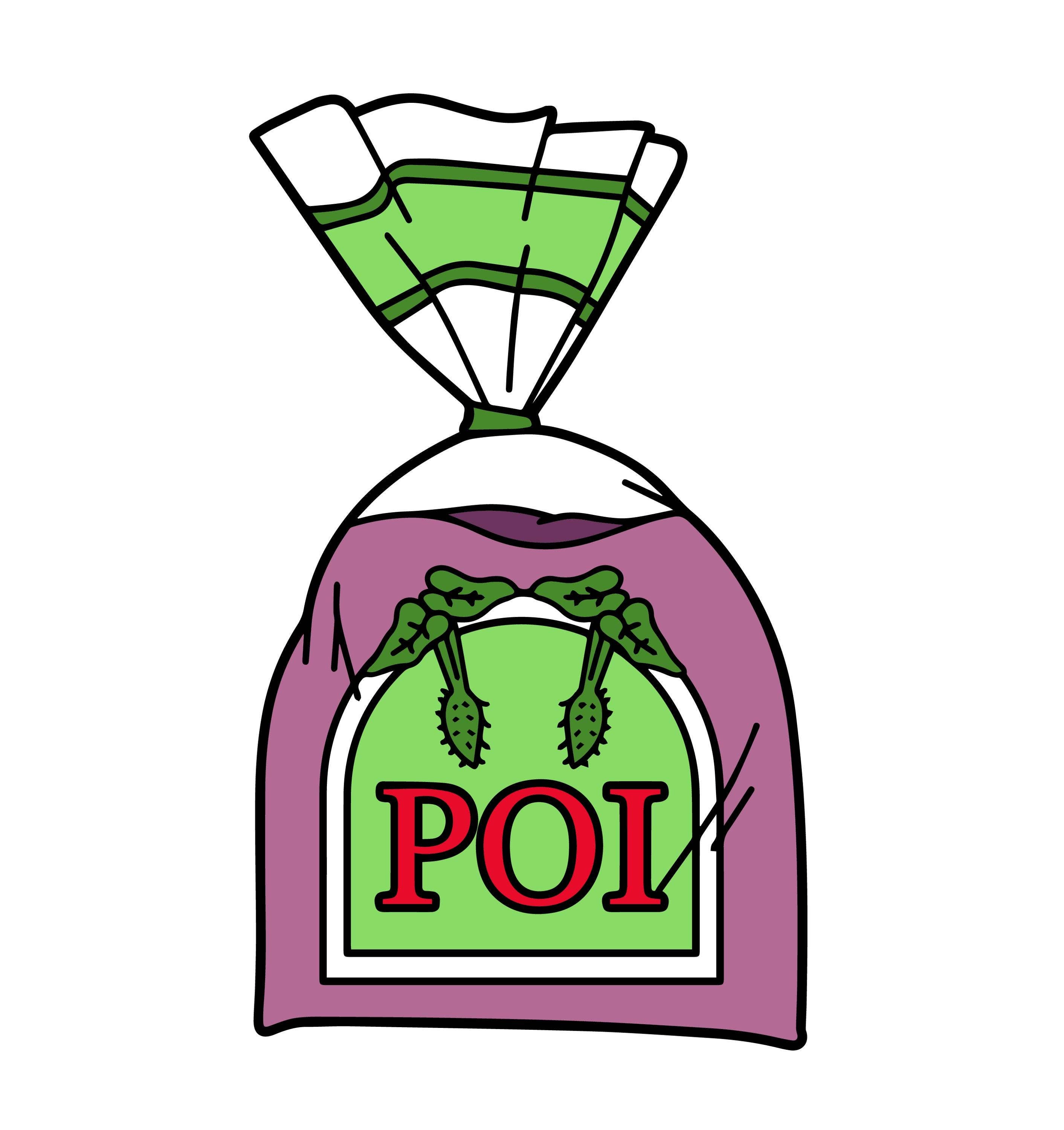 Mahea Leah - Wholesale Sticker - Bag of Poi Vinyl Sticker1