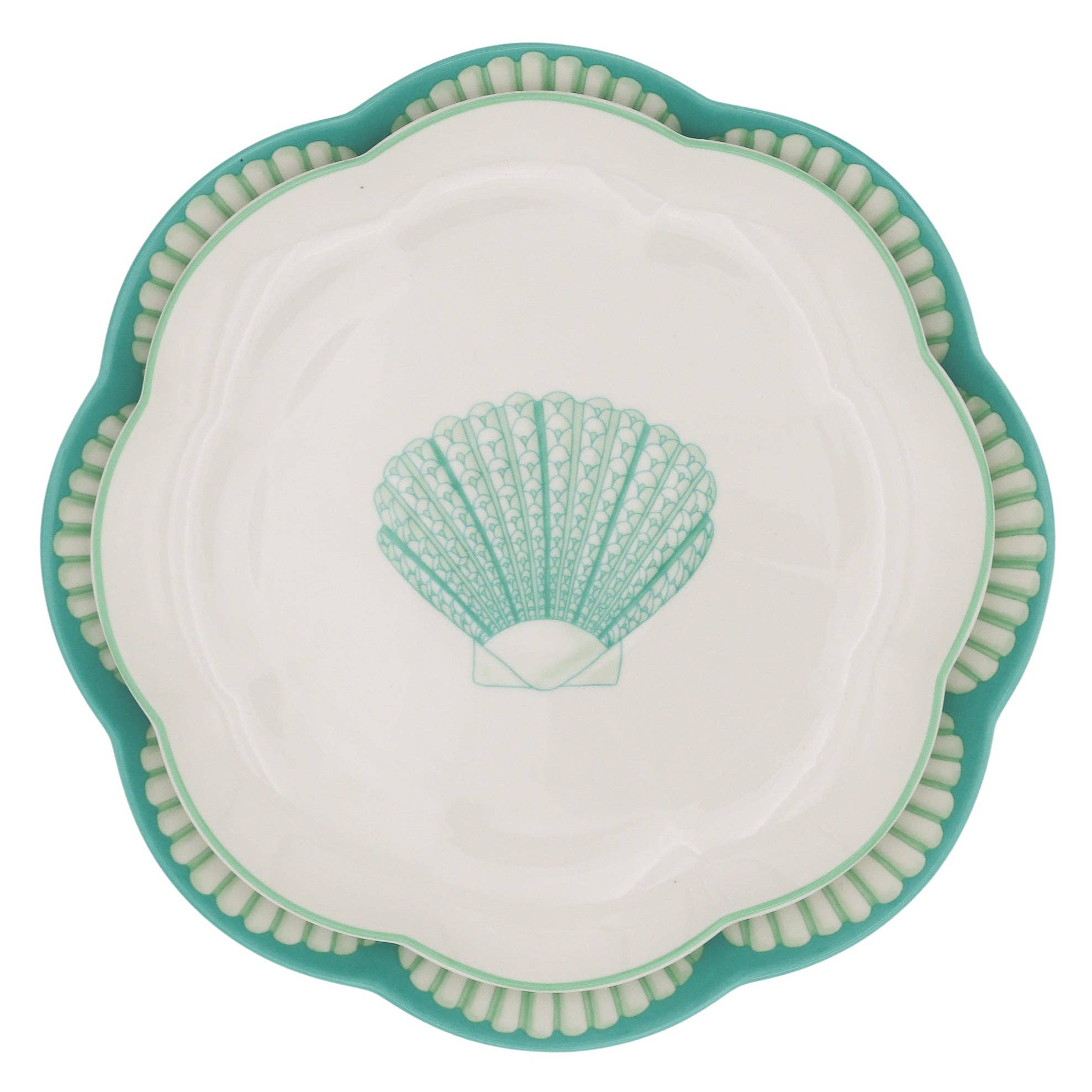 Ro’Table NYC – wholesale Dinner plate – Balearic Blu Dinner Plate - Set of 4 (+1 Bonus Plate)1