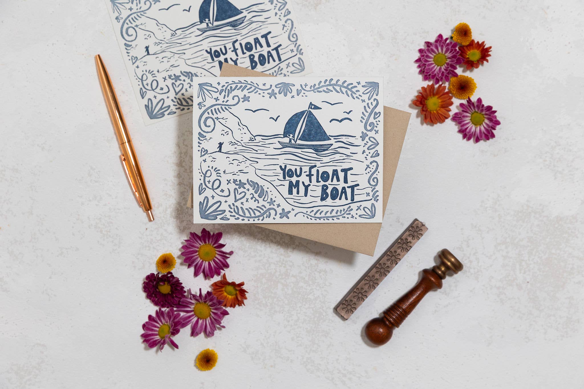 folio press & paperie - Wholesale Love Card - Float My Boat Card2