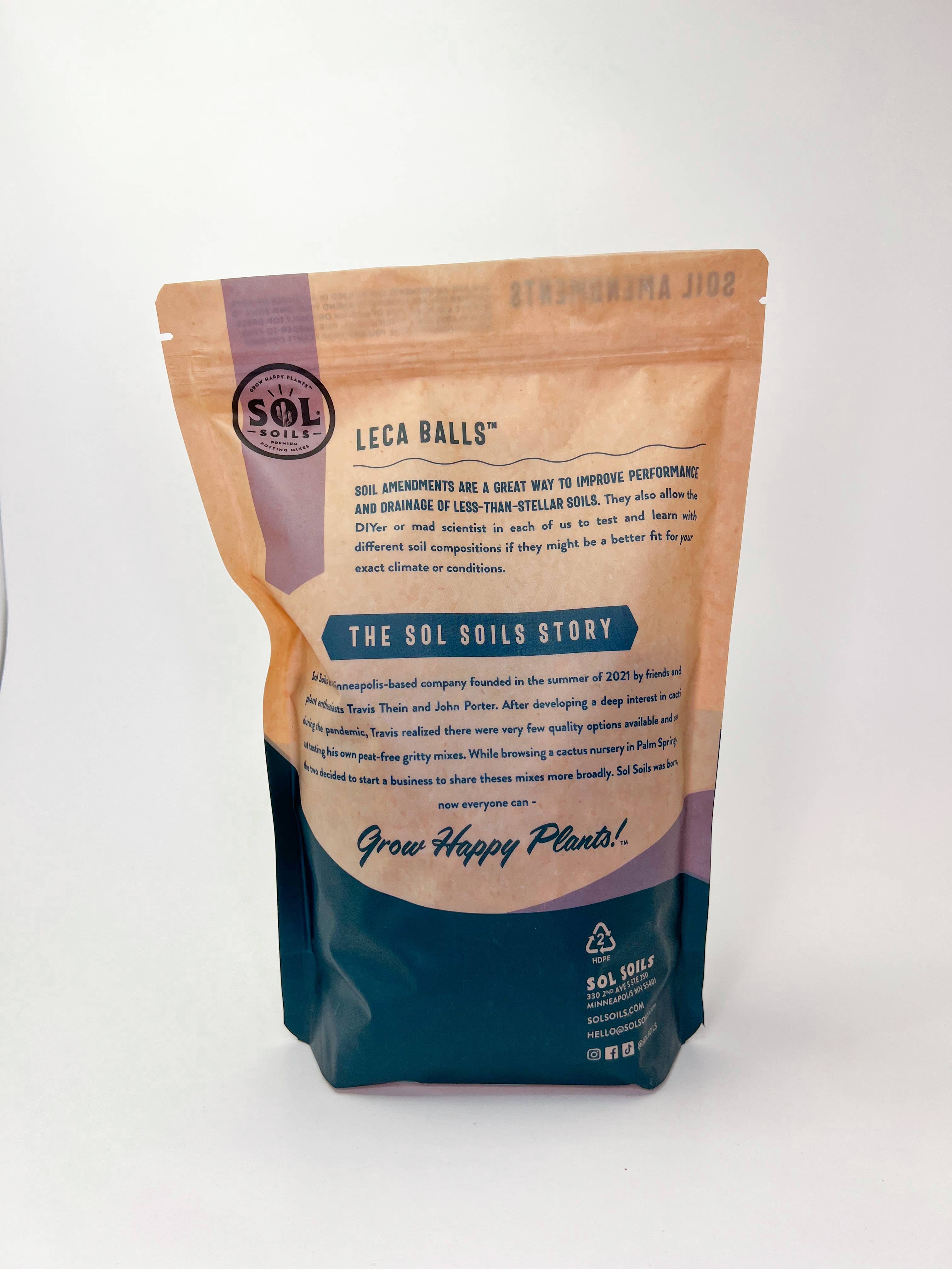 Sol Soils - Vente Terreau de plantation/rempotage - Amendements (1Qt) Balles LECA1