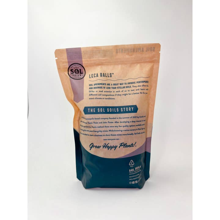 Sol Soils - Vente Terreau de plantation/rempotage - Amendements (1Qt) Balles LECA1