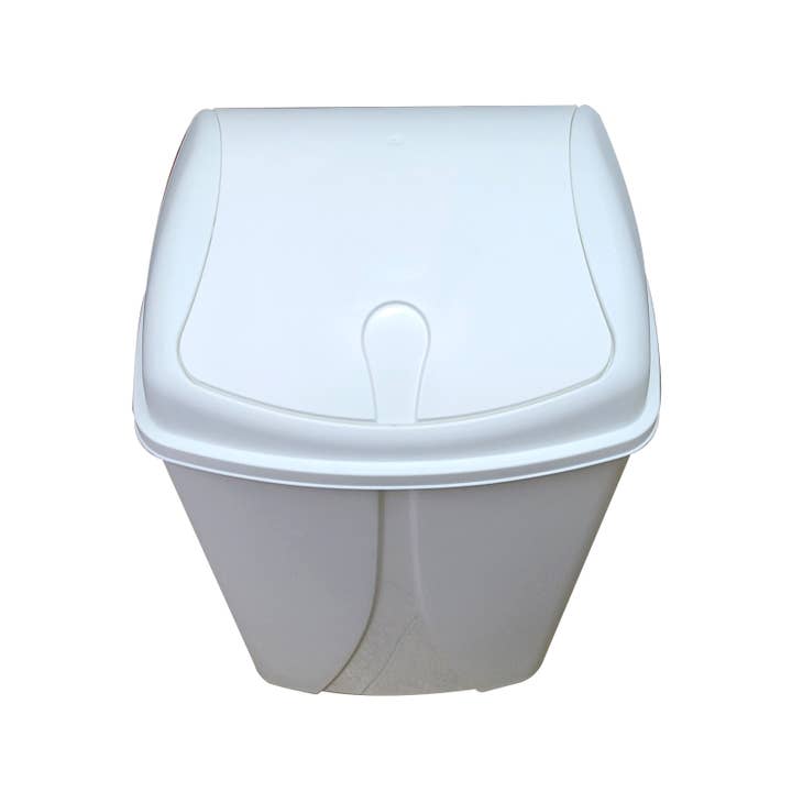 YBM HOME INC. - Wholesale Trashcan/Trash Bin - Plastic Trash Can with Swing Lid, 3 sizes and various colors4