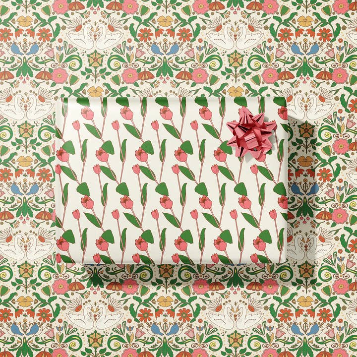 re:mused studio - Wholesale Flat Wrap - Cambrifornia Gift Wrap Sheet-Double Sided17