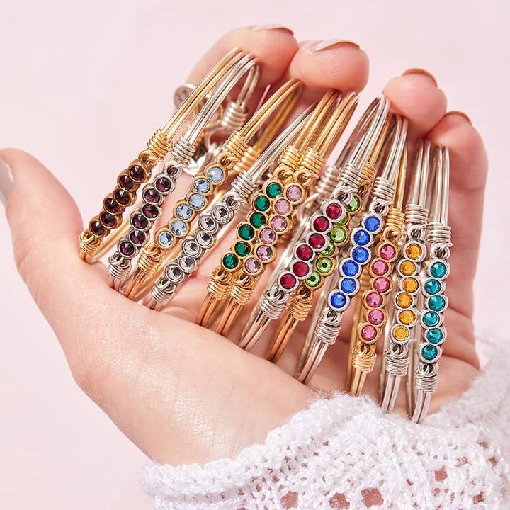 Luca + Danni - Wholesale Bangle Bracelet - November Starlight Birthstone Bangle Bracelet