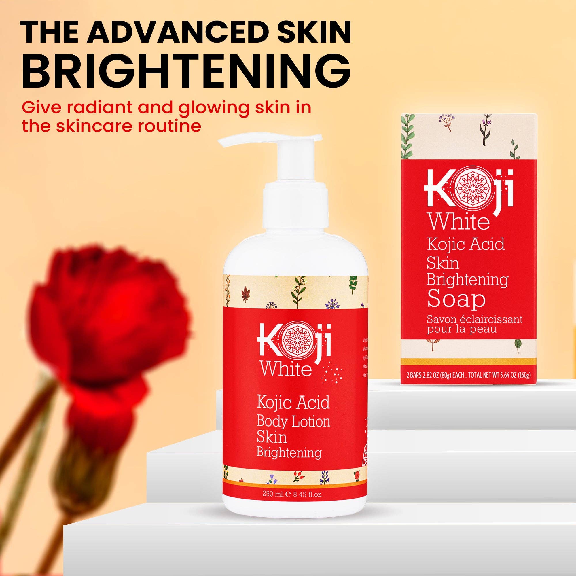 Koji White - Wholesale Body Cream/Lotion - Kojic Acid Skin Brightening Body Lotion (1 Bottle)7