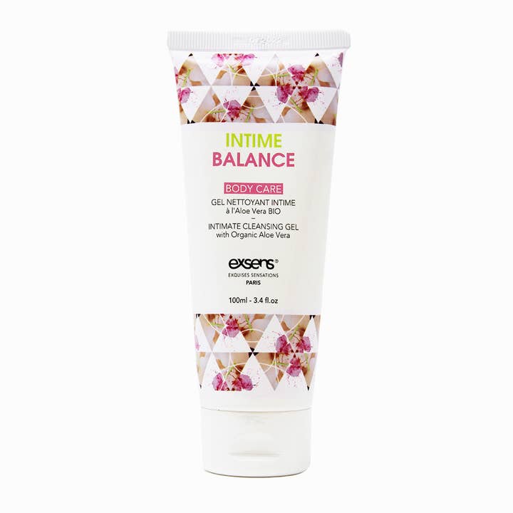 Intime Balance Intimate Cleansing Gel with Organic Aloe Vera for wholesale by EXSENS