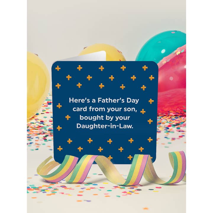 Brainbox Candy - Vendita all'ingrosso Biglietti per la Festa del Papà - Vendita Biglietto per la Festa del Papà in rilievo - Acquistato dalla Nuora3