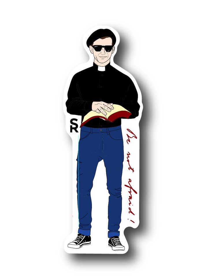 Autocollant Jeune JPII pour la vente par Sock Religious