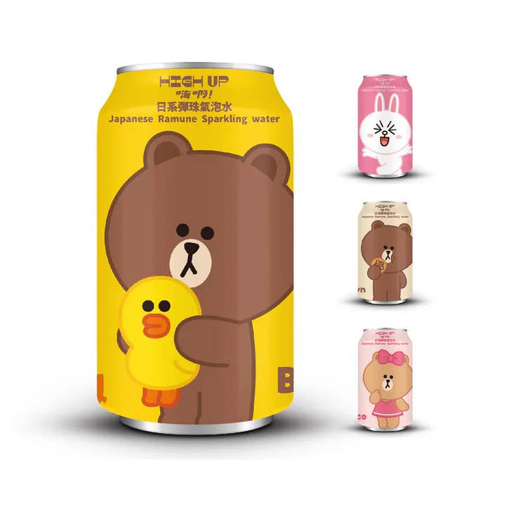 Global Bite Co - Wholesale Soda/Carbonated Drink - Line Friends Japanese Ramune Soda Original 330ml