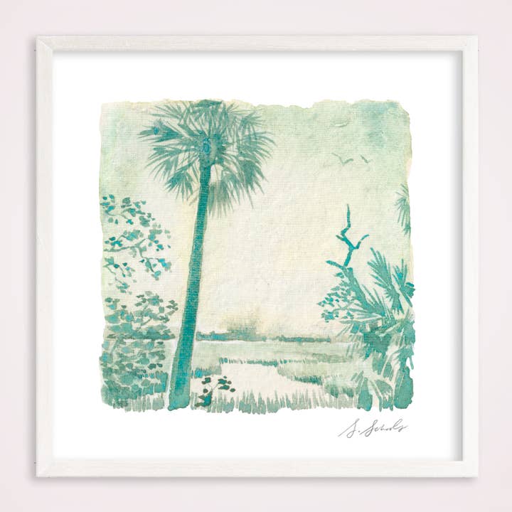 "Jade Waters" Print for wholesale by Sarah Schools Art