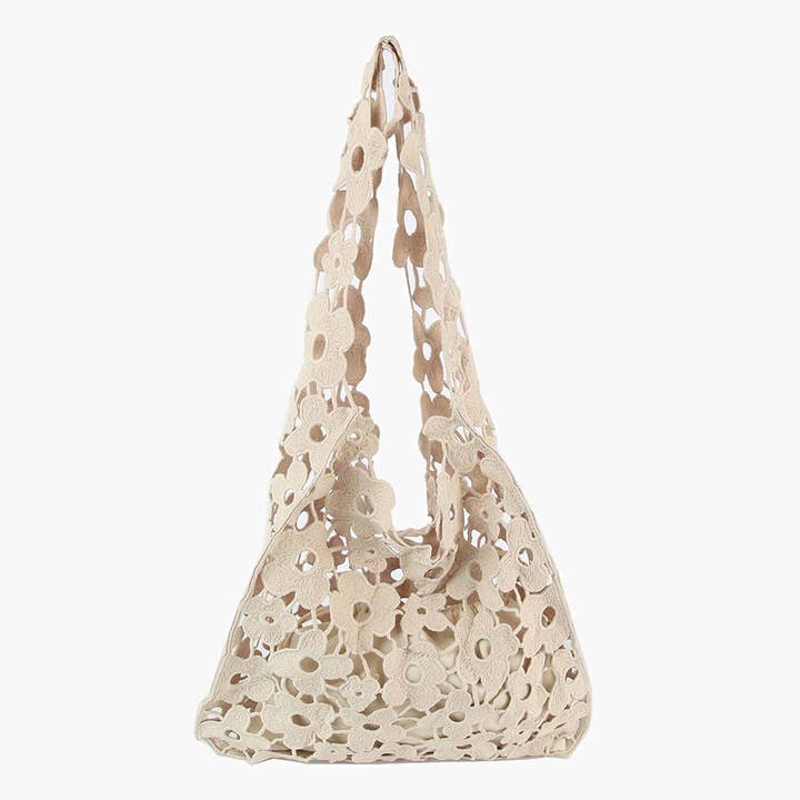 Bolsa de Ombro Floral Tecida por atacado de Handbag Factory Corp