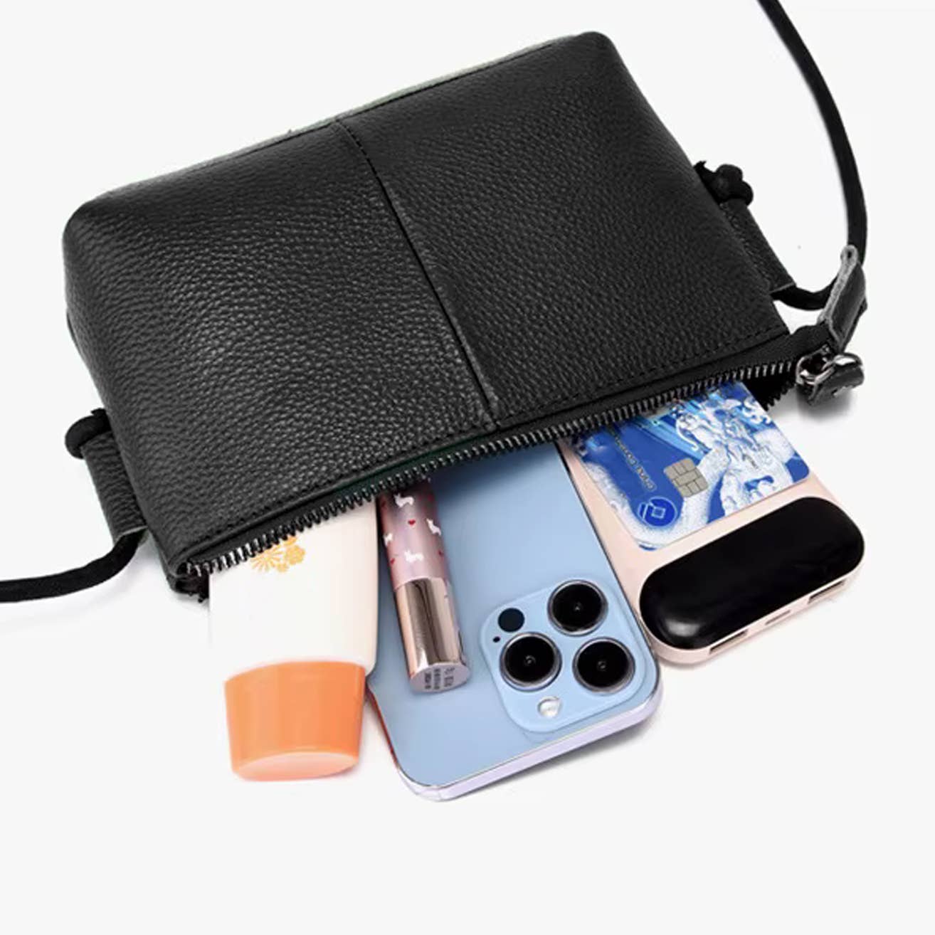 Negro Zerimar Women's Leather Bag - Exclusive and Casual Engraved  for wholesale on Faire3