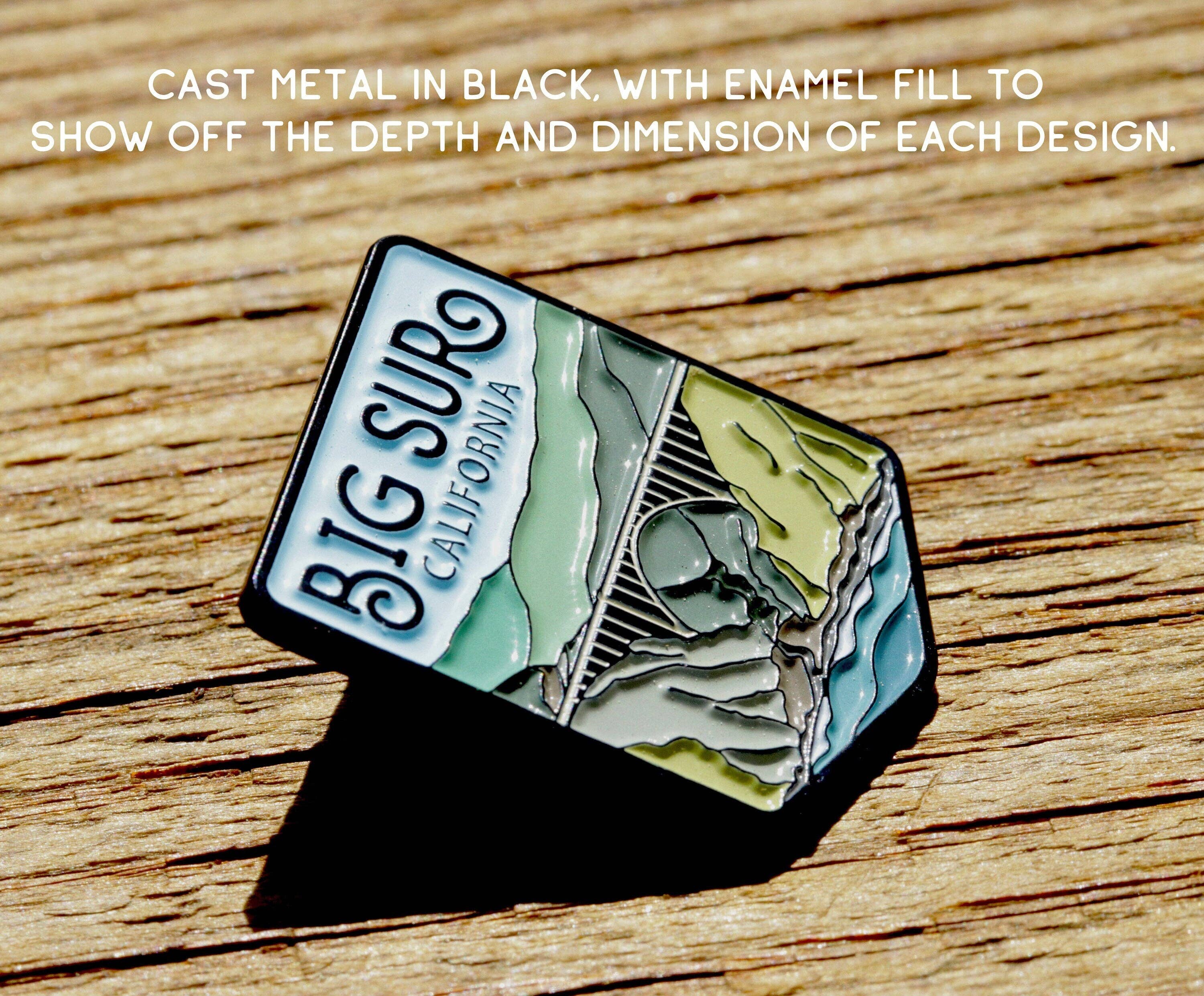 Squatchy - Wholesale Lapel Pin/Button - Big Sur California Enamel Pin5