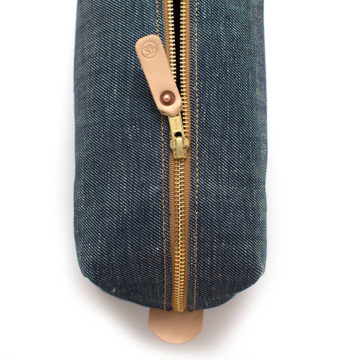 General Knot & Co. - Wholesale Toiletry Bag - Unisex - Japanese Denim Travel Kit