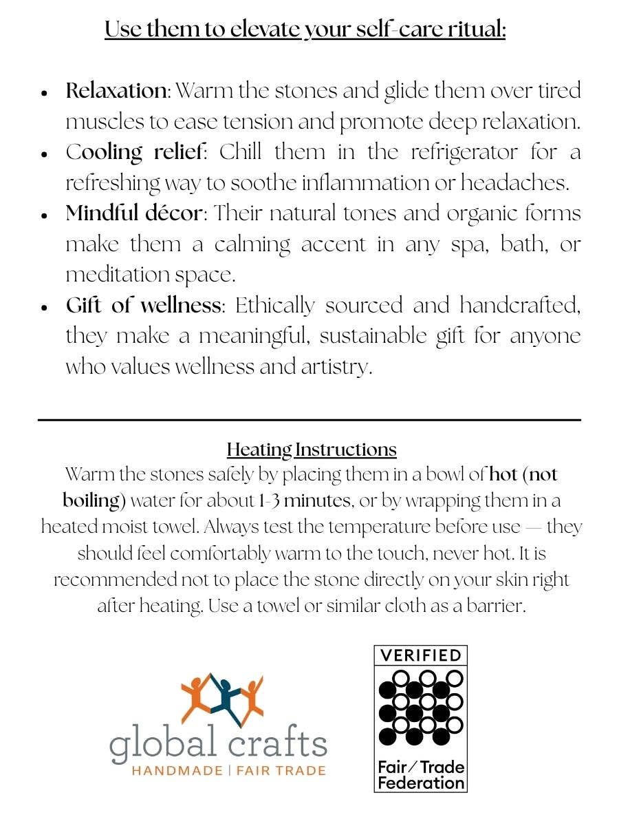 Global Crafts - Wholesale Spiritual Stone/Crystal - Display Set: 15 Polished Soapstone Massage Stones + Display bowl3