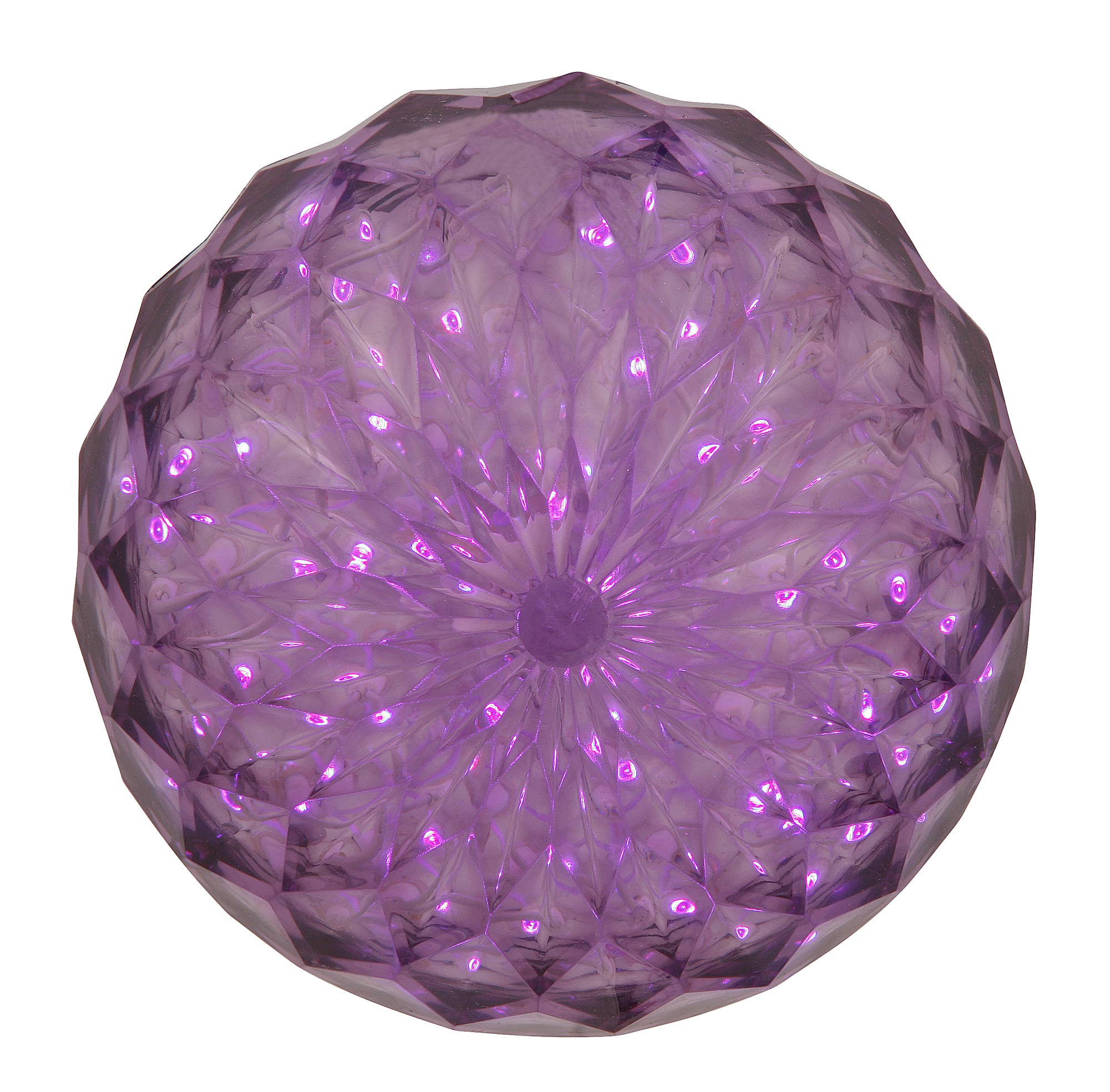 Vickerman 30Lt x6" LED Purple Crystal Ball Outdoor for wholesale on Faire0