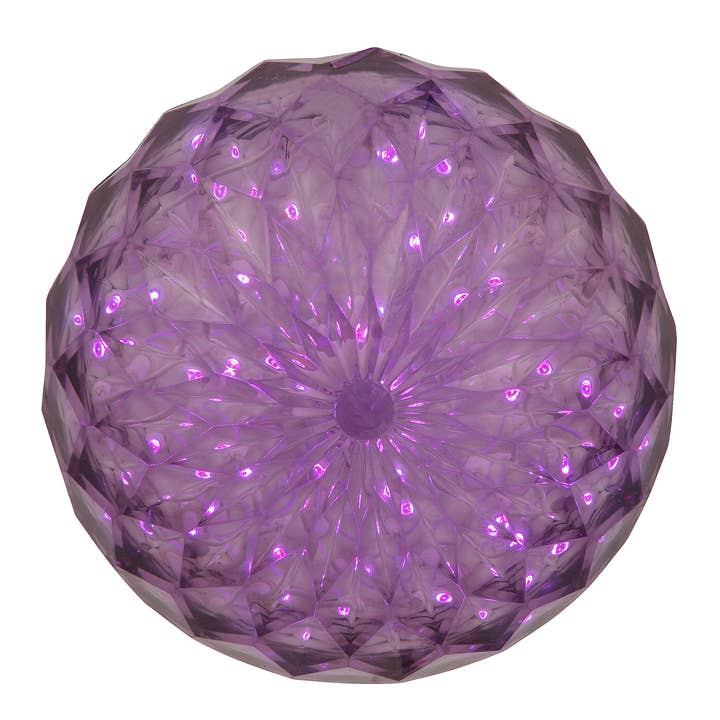 Vickerman 30Lt x6" LED Purple Crystal Ball Outdoor for wholesale on Faire