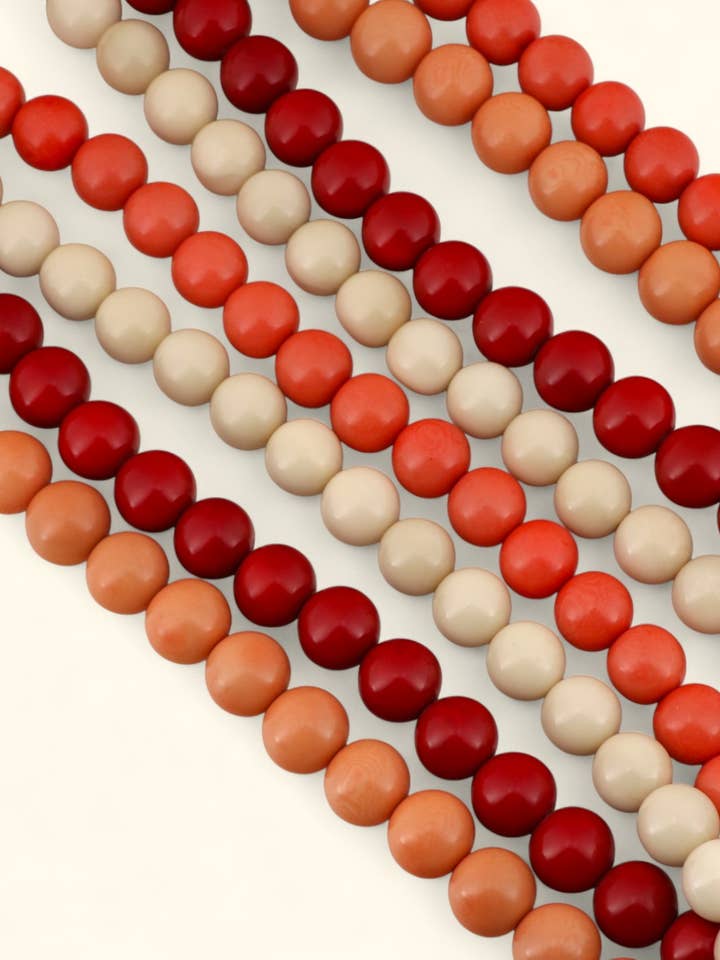 Tagua-Perlen nahtlose Halskette für den Großhandel von Culture Spot