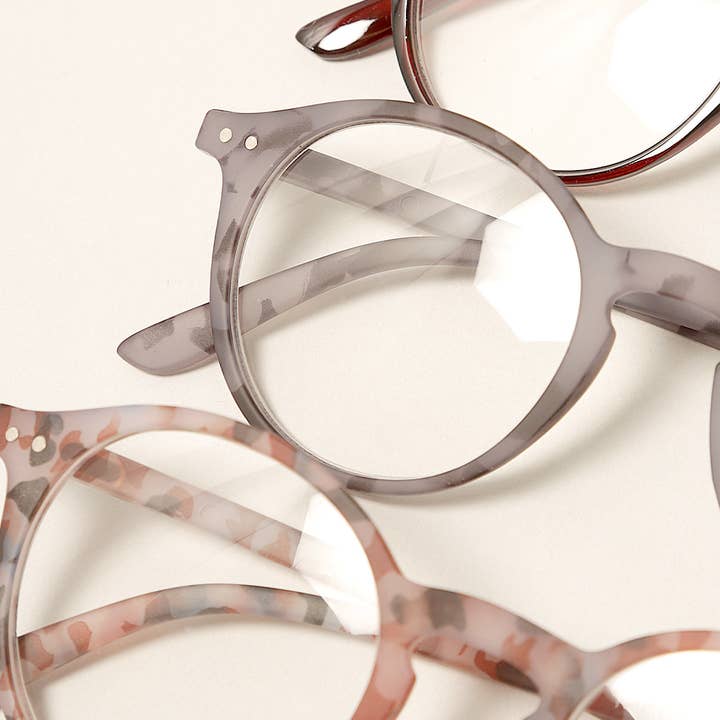 ASSORTED COLOR Unisex Camo Pattern Round Reading Glasses for wholesale on Faire
