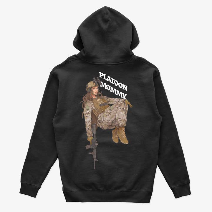 Sweat à capuche "Army Mommy" pour la vente par Platoon Daddy LLC