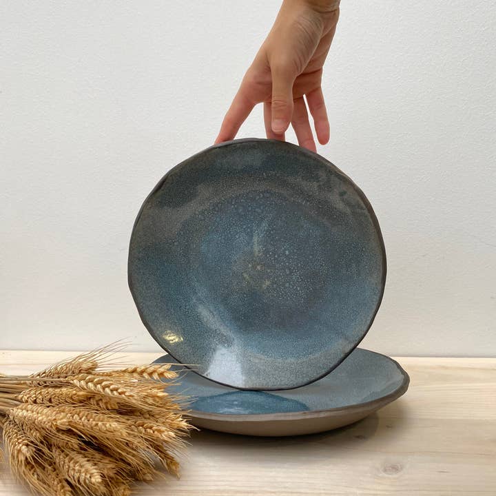 mynt ceramics - Wholesale Dinner Plate - Large Plate in Ocean Blue