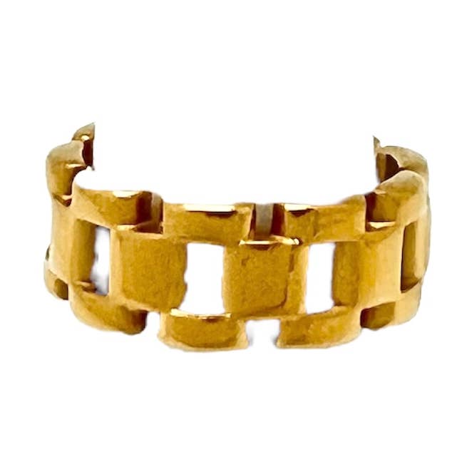 Chunky Chain Ring A273 for wholesale by Strutt Jewelry