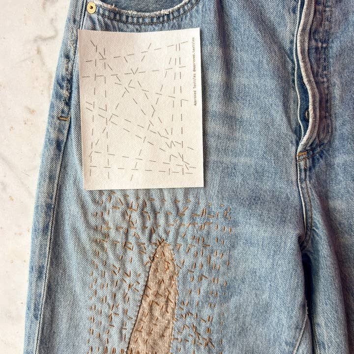 Approved Textiles - Wholesale Craft sewing kit - Angles - Minimal Mending + Embellishment Transfer6