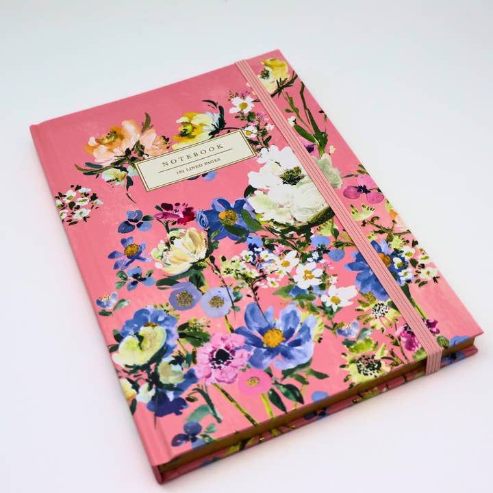 The Great British Card Company (GBCC) Ltd - Wholesale Notebook - A5 Notebook Pink Hard Cover Stephanie Dyment Stationery Gift1