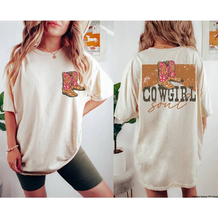 Cowgirl Soul T-shirt voor wholesale door The Goblin Saloon
