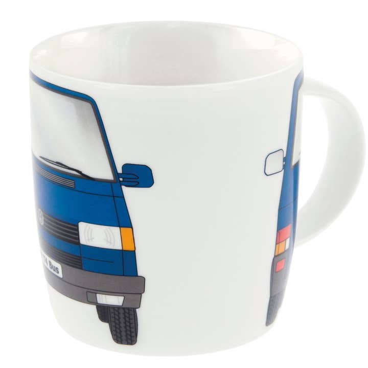 VW T4 Buss kaffe mugg 370ml - blå för wholesale av VW Collection by BRISA