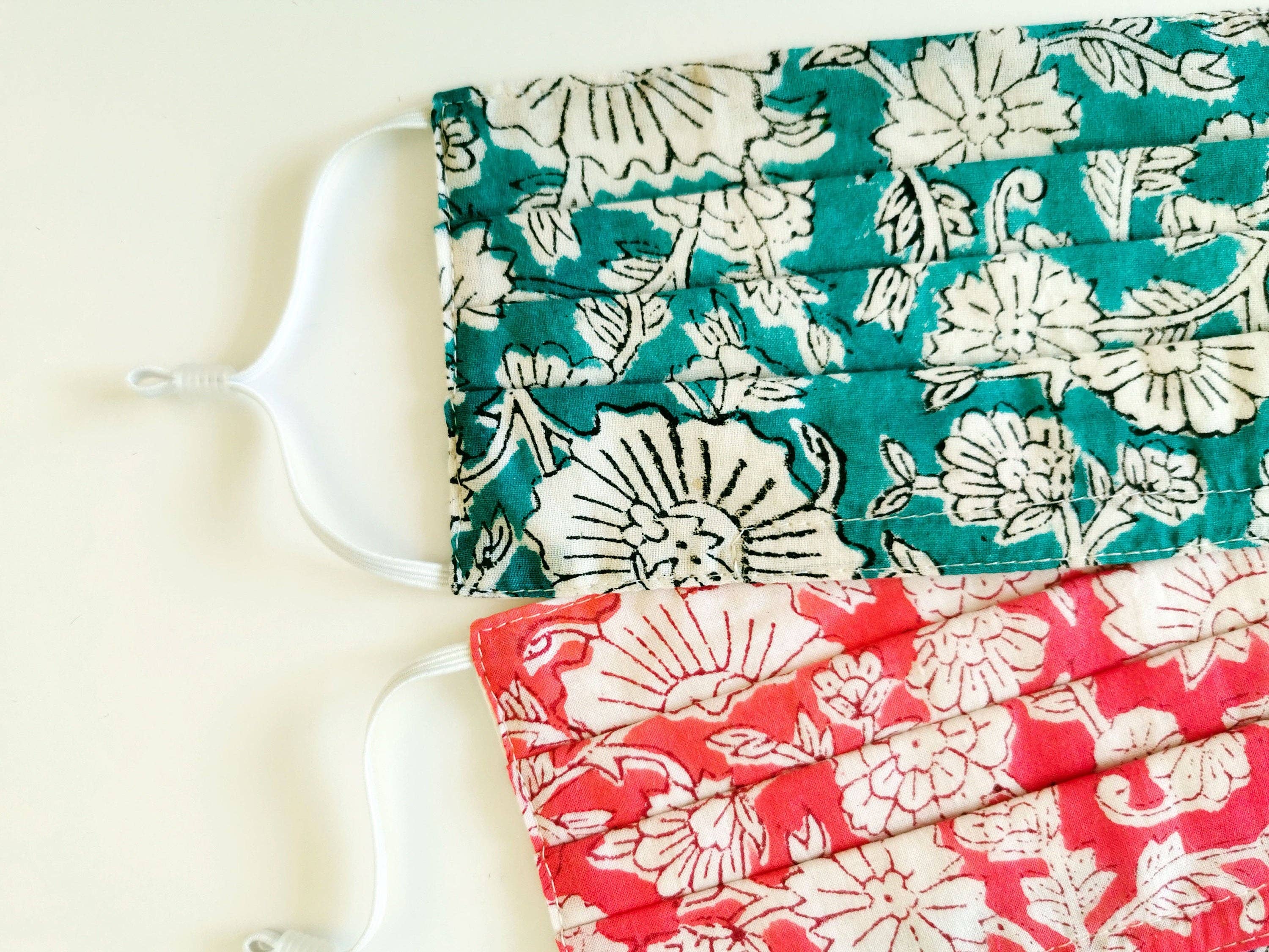 Homesite - Wholesale Non-Medical Disposable Mask - Indian Face Masks, Set of 3, Pleated With A Filter Pocket2